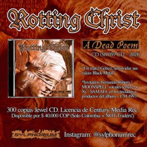 ROTTING CHRIST – A Dead Poem – CD