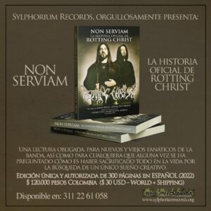 NON SERVIAM – “La historia oficial de ROTTING CHRIST” – Libro