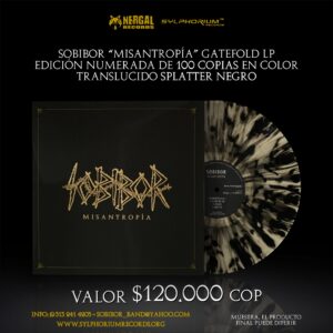 SOBIBOR – Misantropia – LP Splatter Gatefold
