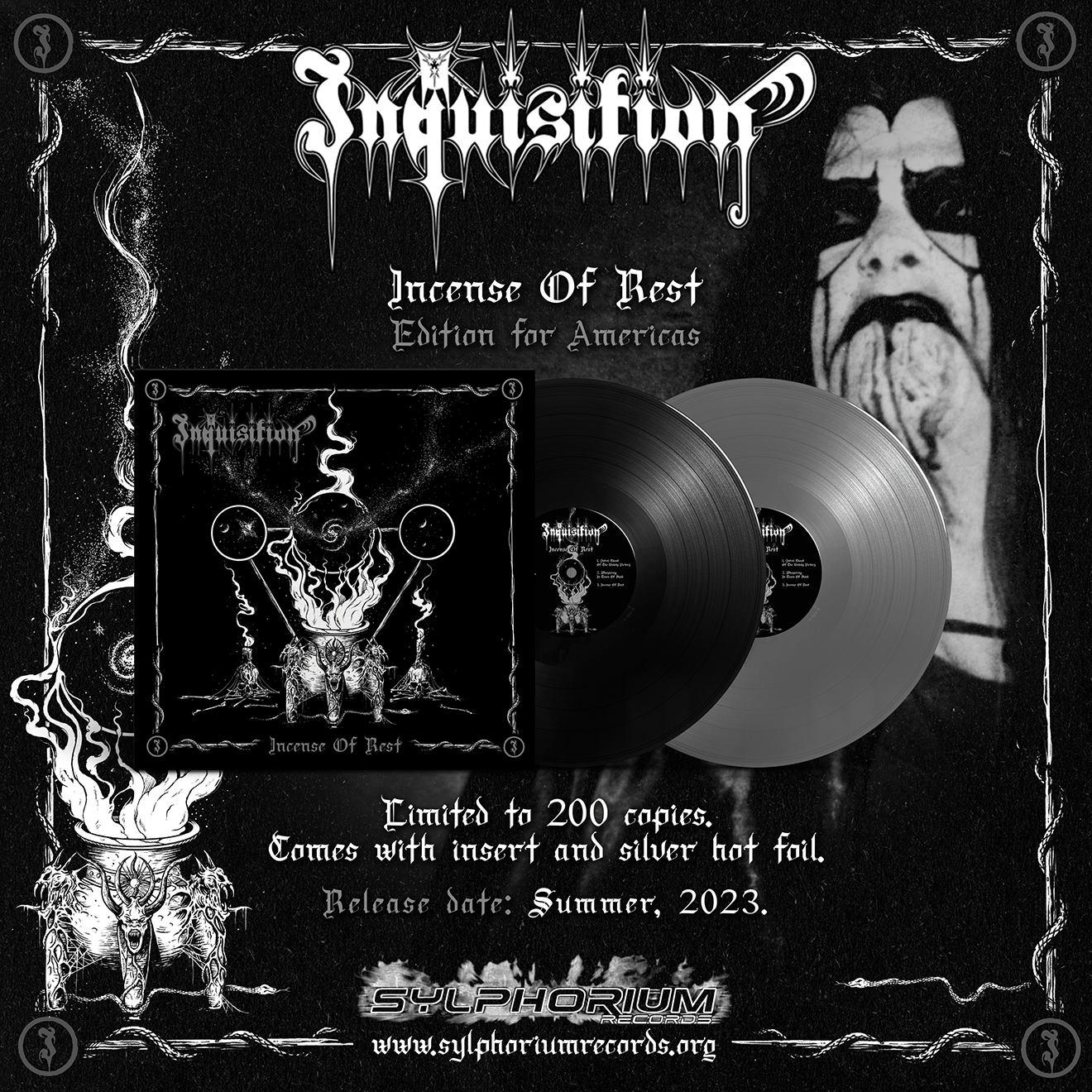 INQUISITION “Incense Of Rest” LP (SR 01 LP) - Imagen 3
