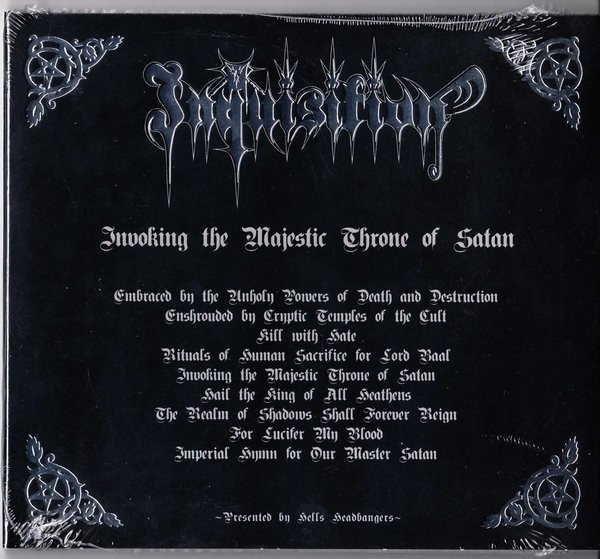 INQUISITION - Invoking The Majestic Throne Of Satan - Digi CD - Imagen 2