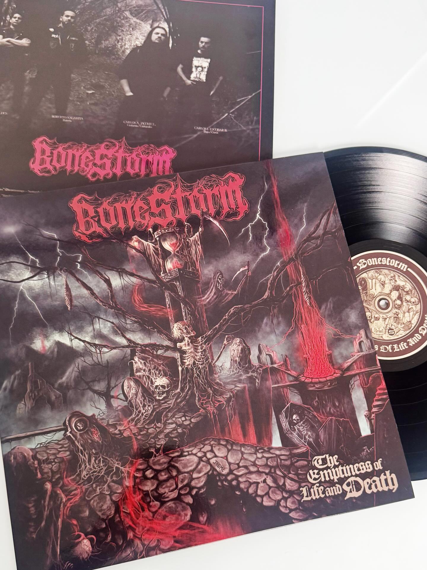 BONESTORM - The Emptiness Of Life and Death - LP - Imagen 3