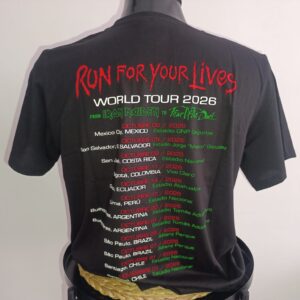 IRON MAIDEN – Run For Your Lives,Tour 2026 – Talla L