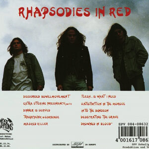 DISASTROUS MURMUR –  Rhapsodies in Red – CD